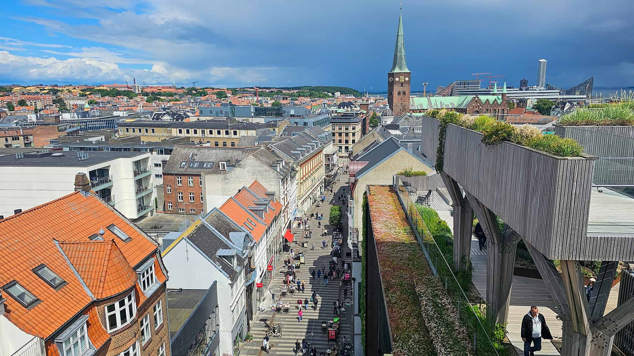 Aussicht Salling Skywalk Aarhus