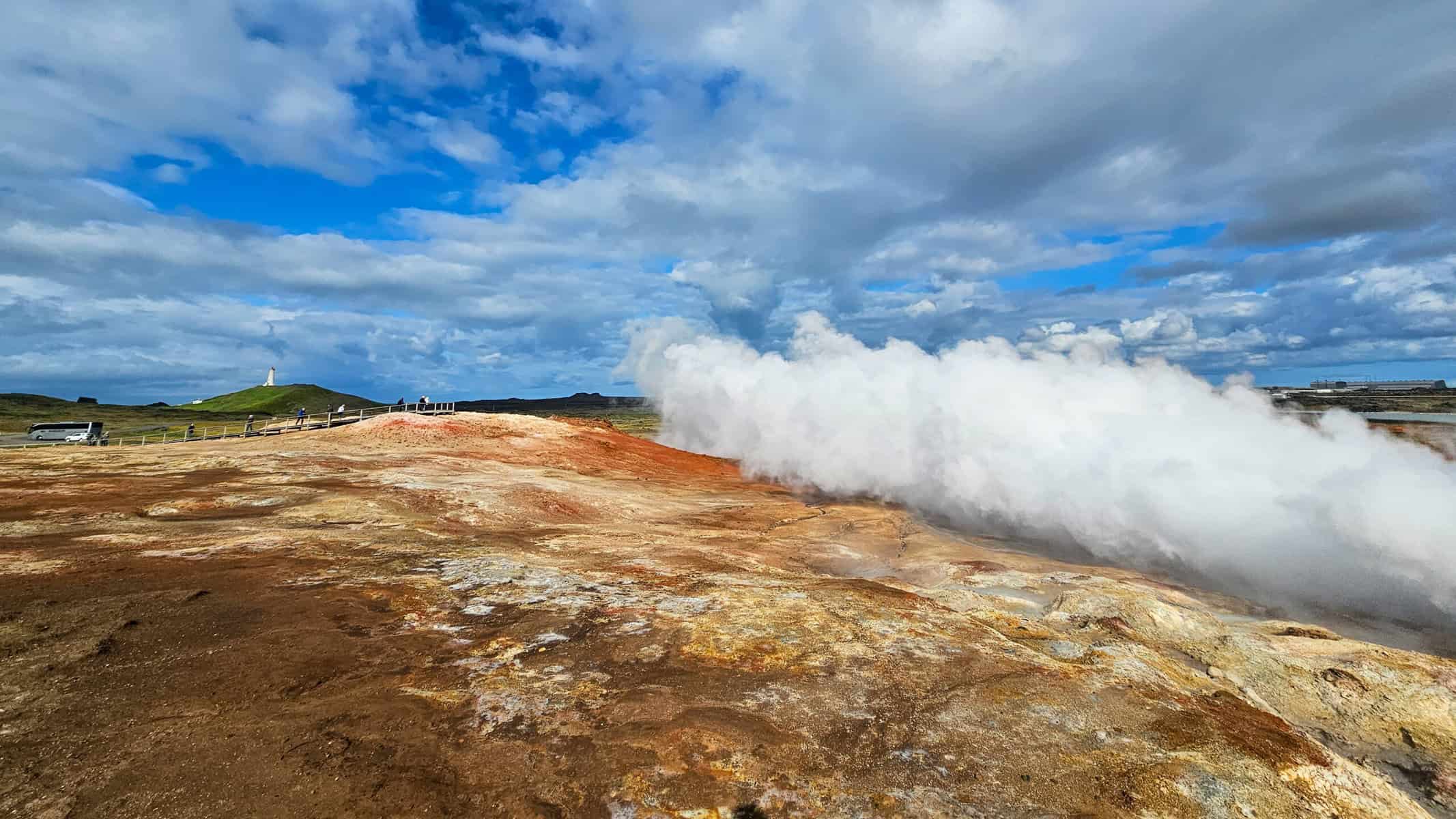 Island Vulkane, Geysire und Heiße Quellen