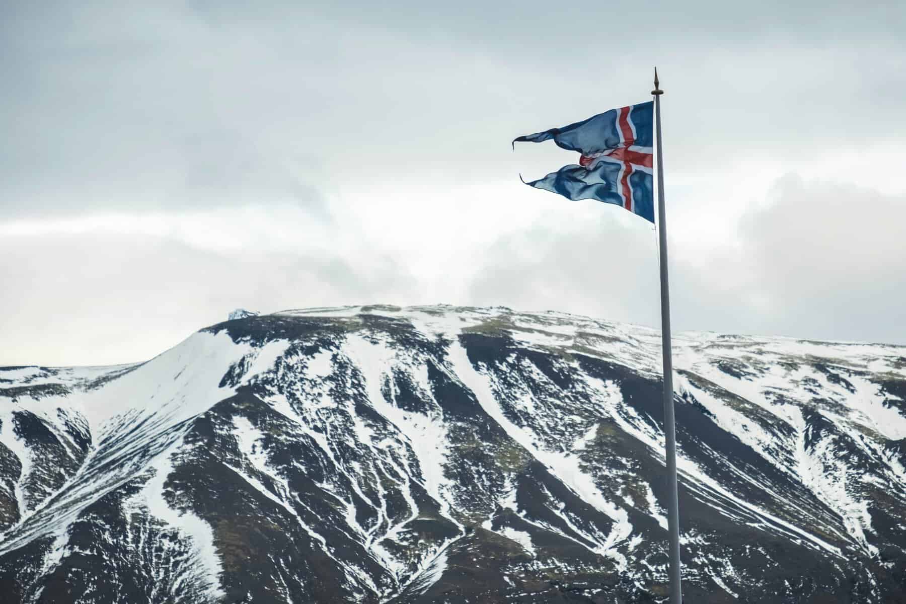 Island Flagge